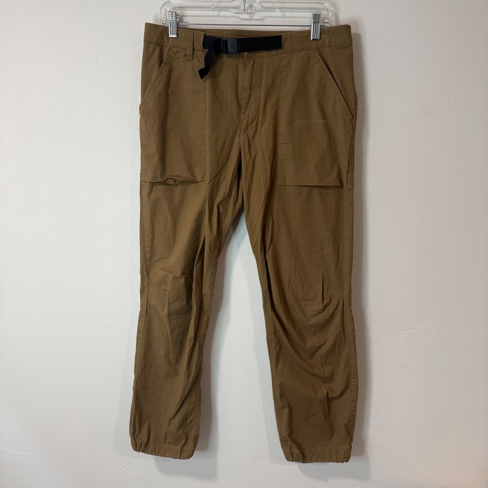 Mountain Hardwear Mens Basin Hiking Pants 32 Brown Ripstop Belted Jogger OM3375